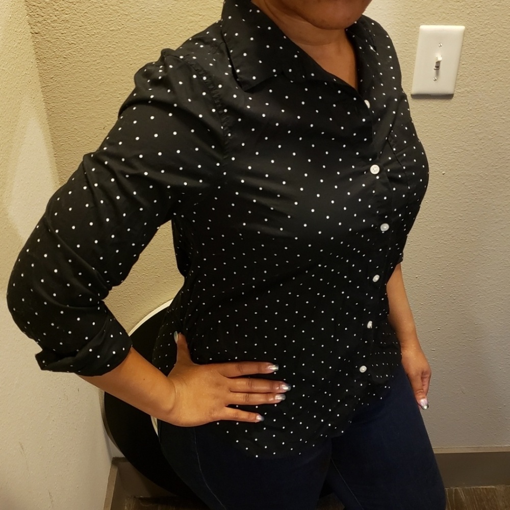 Black dress shirt
